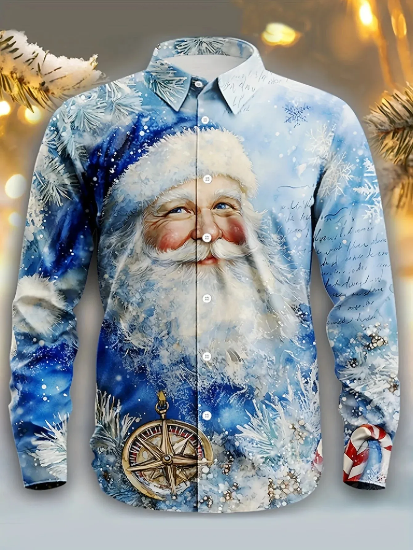 3D Printed Christmas Snowflakes Casual Fashion