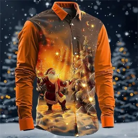 3D Printed Christmas Snowflakes Casual Fashion