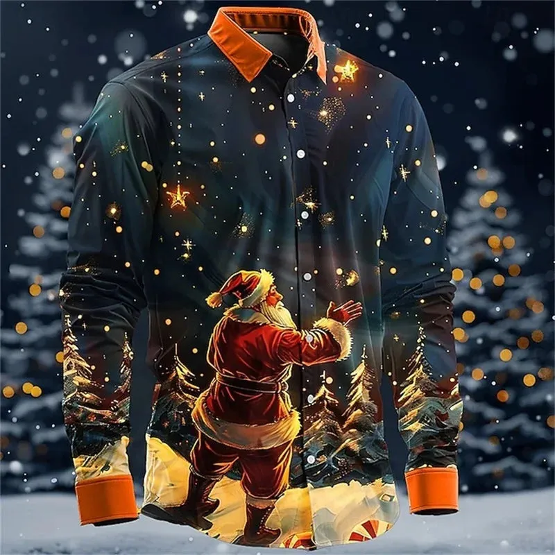 3D Printed Christmas Snowflakes Casual Fashion