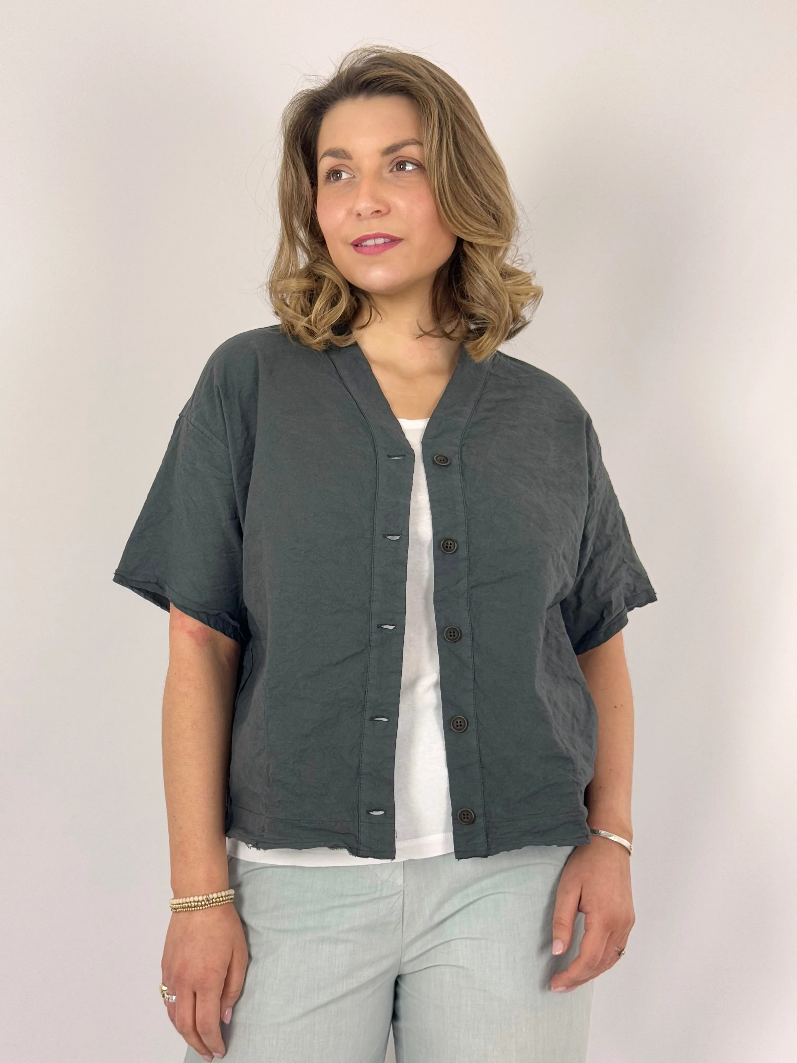 Aequamente 103 Blouse Asfalto