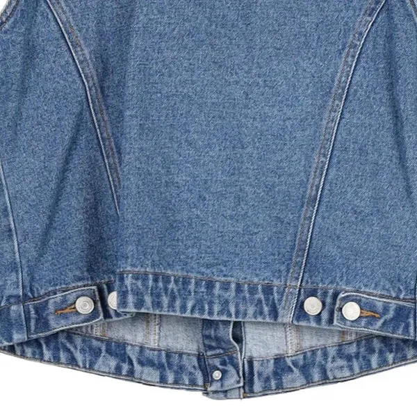 Age 12-14 No Boundaries Denim Gilet - Large Blue Cotton