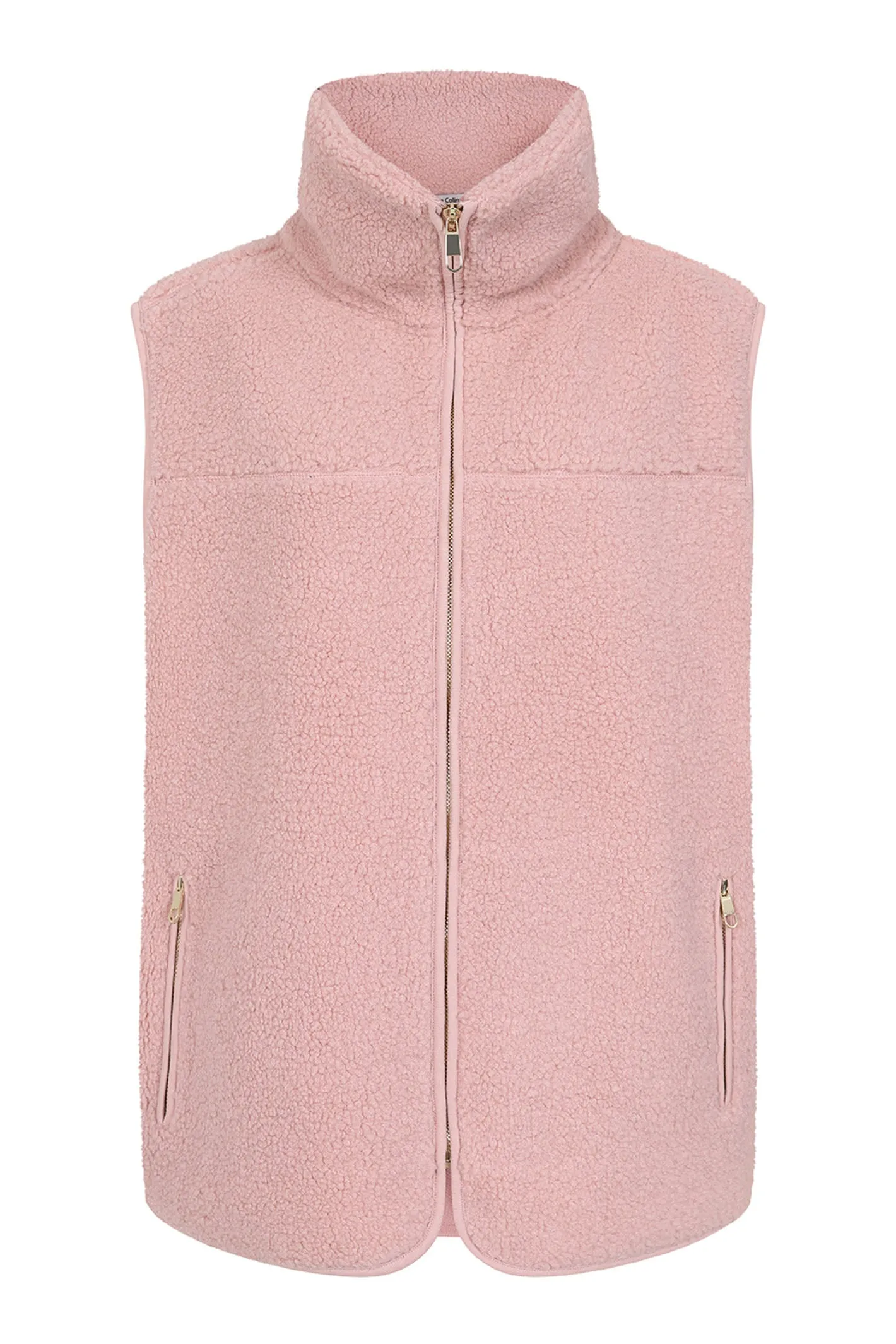 Alice Collins Leah Boucle Gilet Shell Pink 033A010