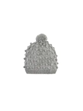 Baby Alpaca Grey Popcorn Hat
