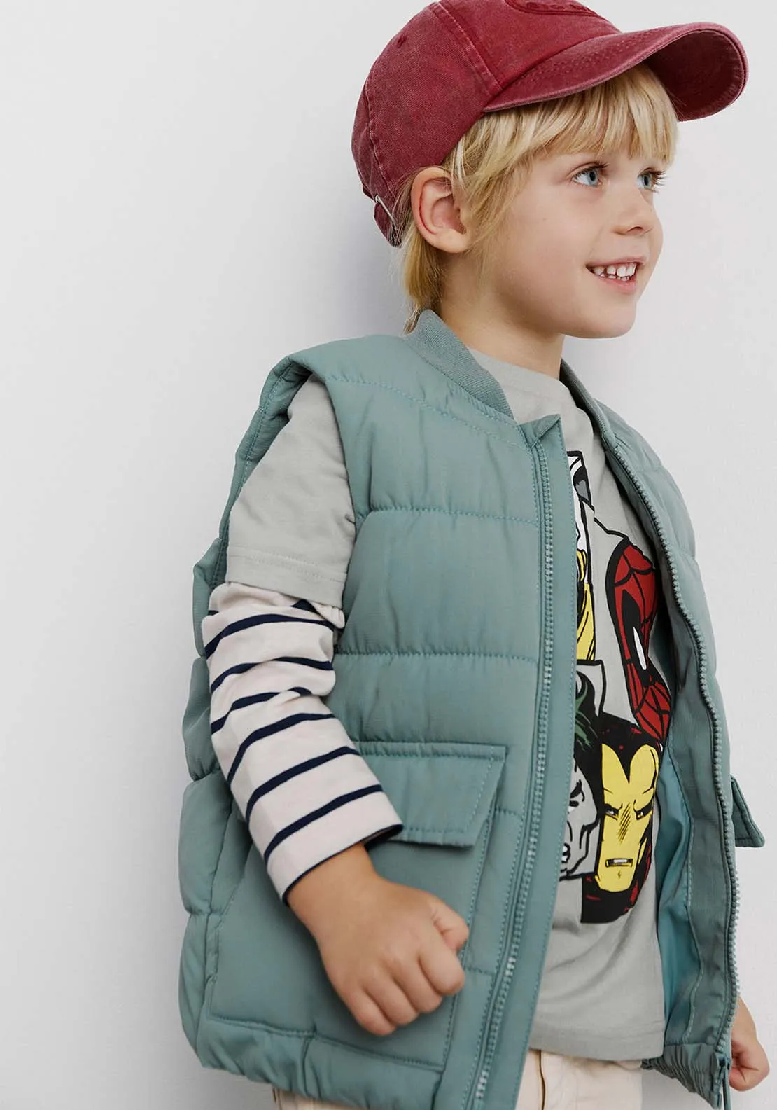 Basic gilet - Green