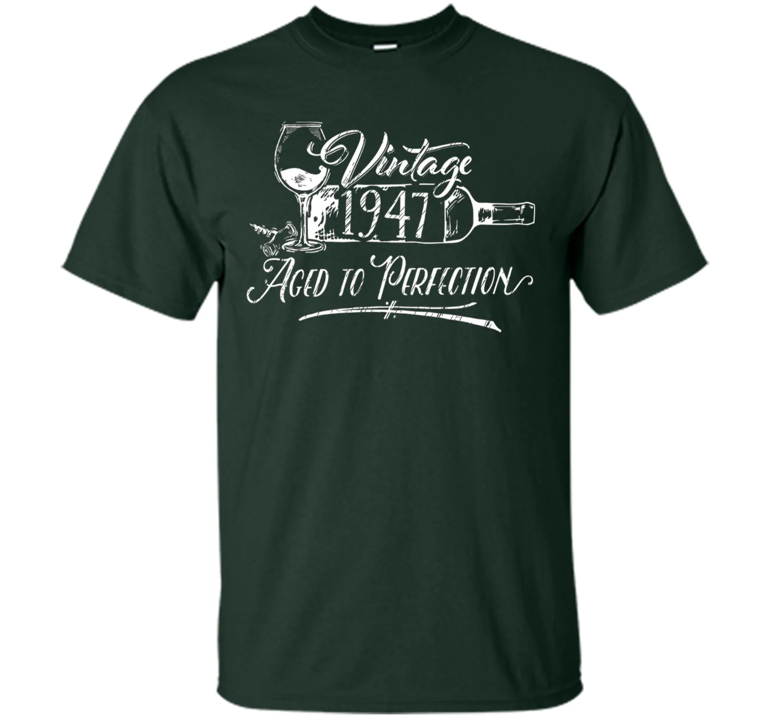 Birthday Shirt 1947 Year - Vintage 1947 Aged to Perfection