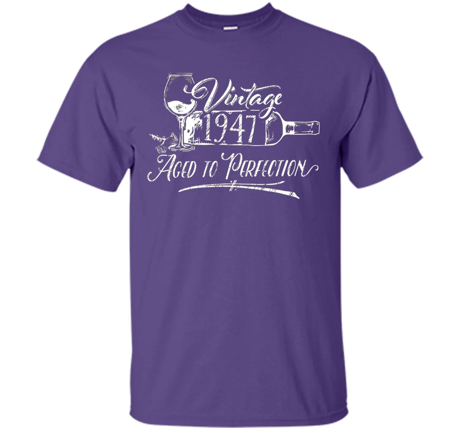 Birthday Shirt 1947 Year - Vintage 1947 Aged to Perfection