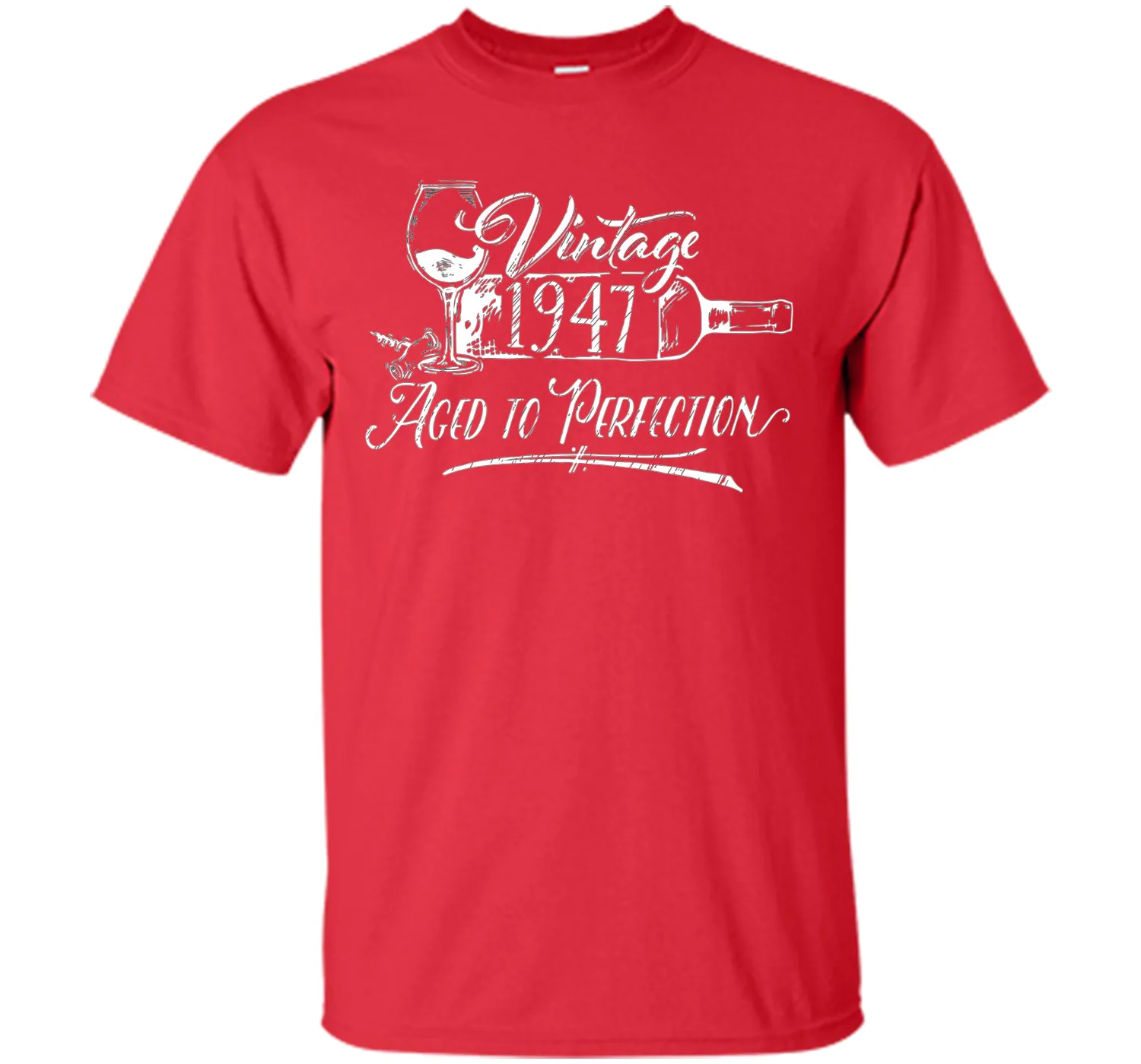 Birthday Shirt 1947 Year - Vintage 1947 Aged to Perfection