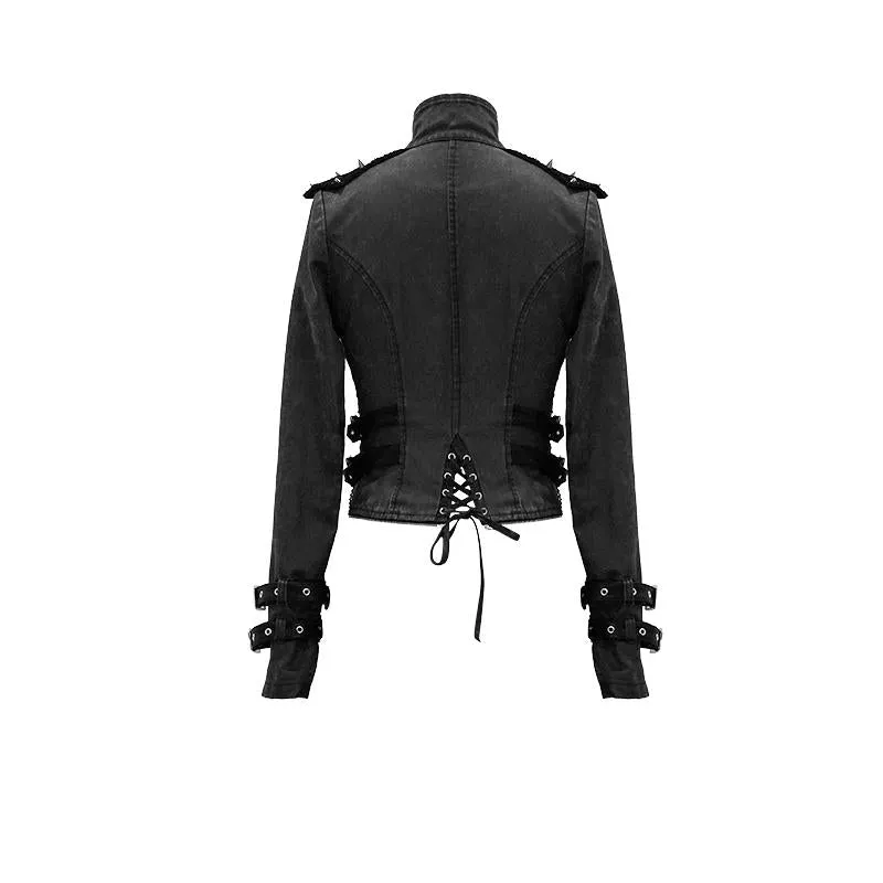 'Black Clover' Punk Pentagram Zip Up Jacket