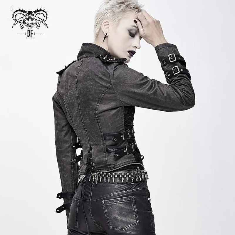 'Black Clover' Punk Pentagram Zip Up Jacket