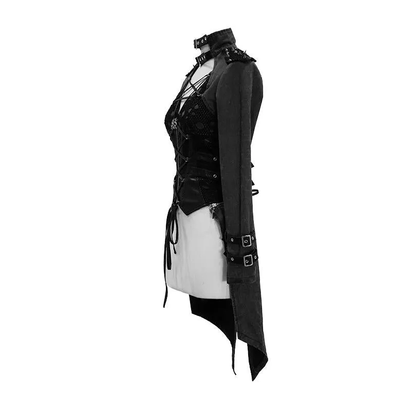 'Black Clover' Punk Pentagram Zip Up Jacket