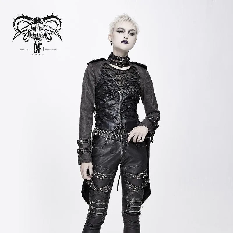 'Black Clover' Punk Pentagram Zip Up Jacket