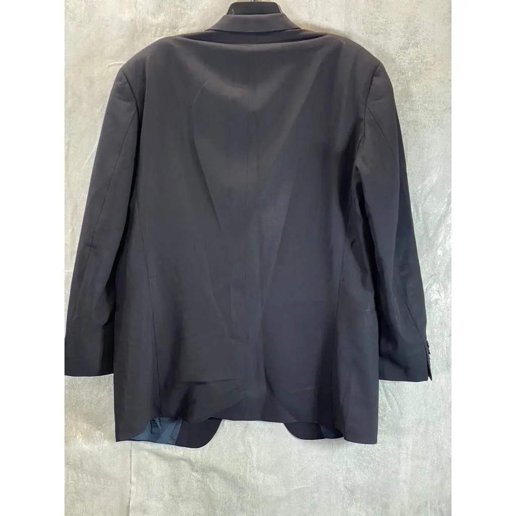 BOSS HUGO BOSS Men's Black Solid Vintage Three-Button Blazer SZ 42R