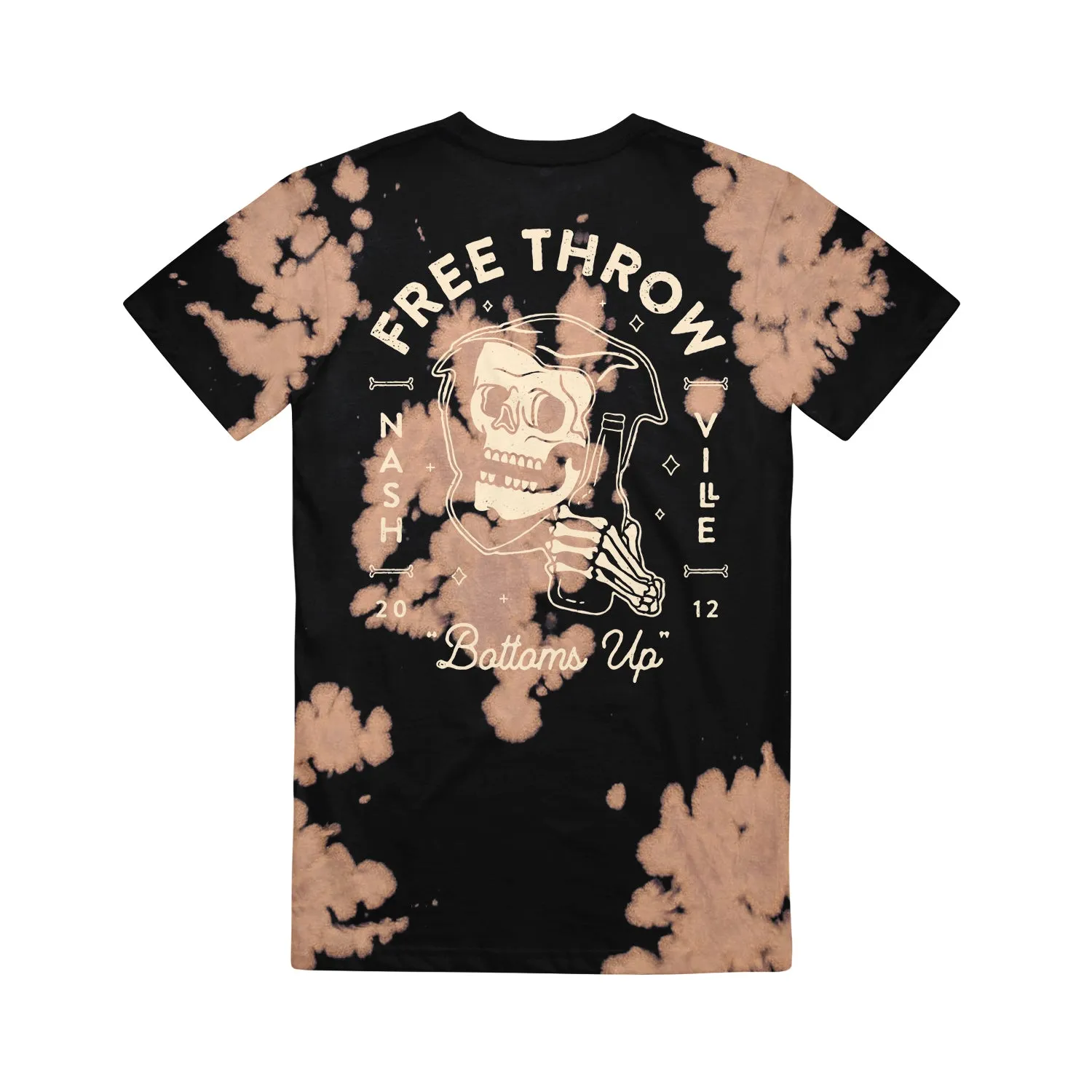 Bottoms Up Bleach Tee