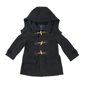 Boys Classic Overcoat - Charcoal