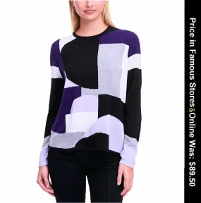 CALVIN KLEIN Women's Geometric Sweater,