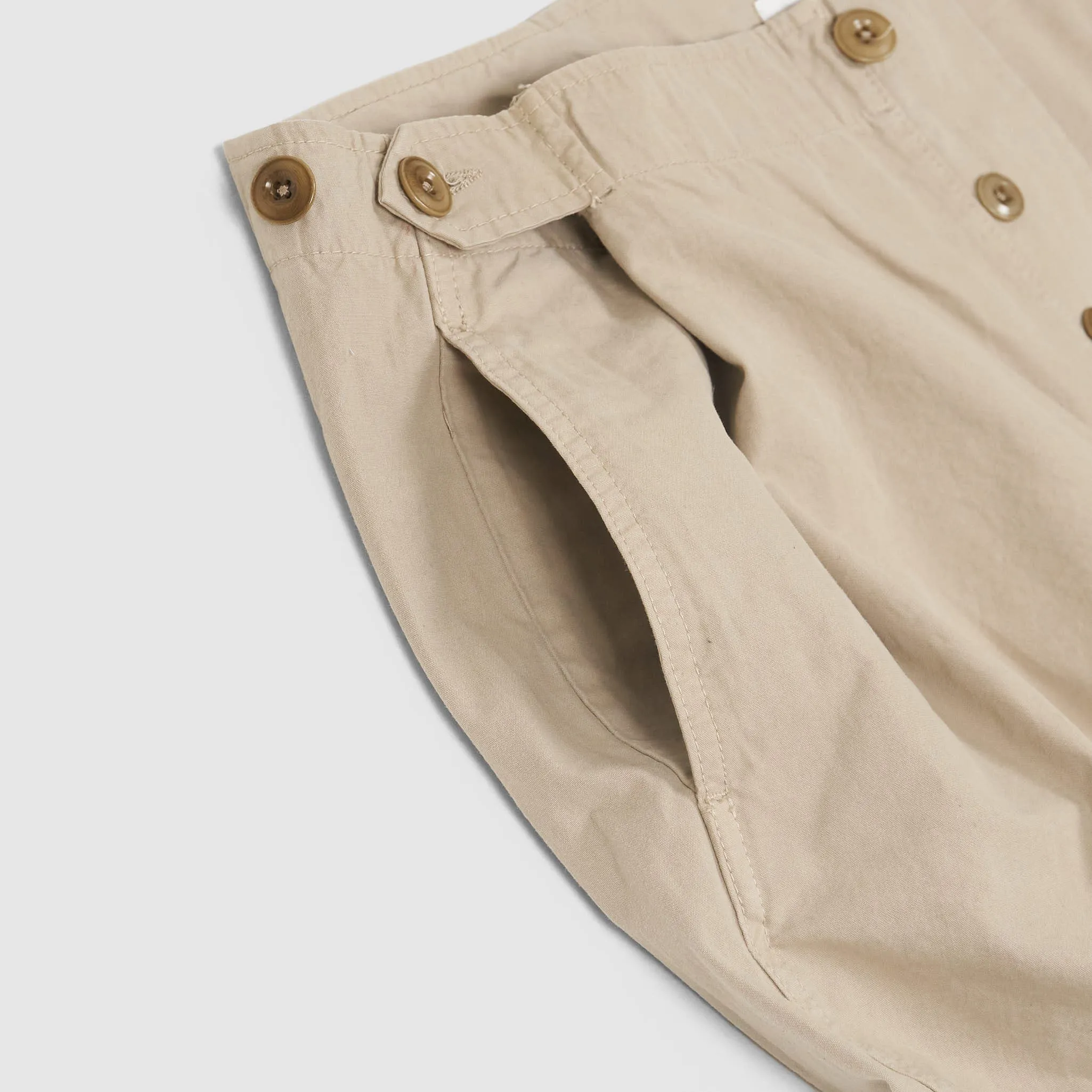 Cellar Door Unisex Pleated Wide Chino Pant
