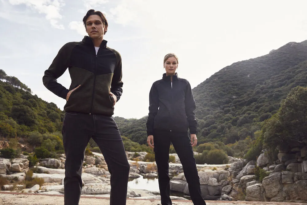 Clique Haines Fleece Jacket | Men's Hybrid Fleece | Softshell Panels | 4 Colours | XS-3XL