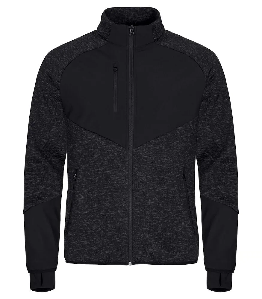 Clique Haines Fleece Jacket | Men's Hybrid Fleece | Softshell Panels | 4 Colours | XS-3XL