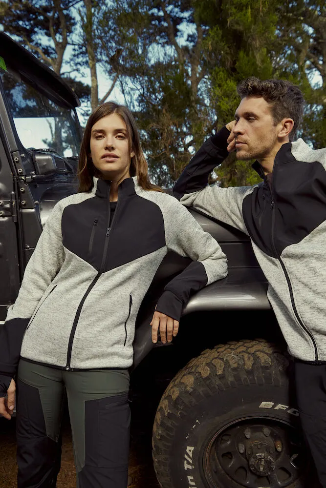 Clique Haines Fleece Jacket | Men's Hybrid Fleece | Softshell Panels | 4 Colours | XS-3XL