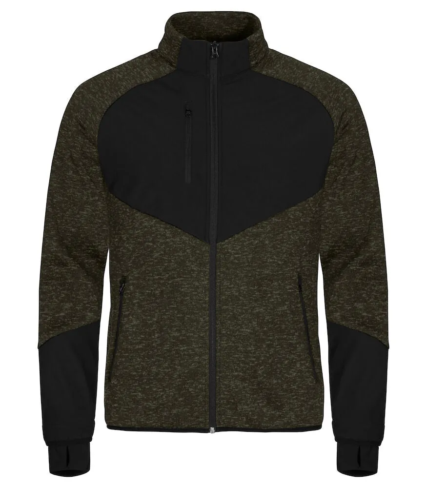 Clique Haines Fleece Jacket | Men's Hybrid Fleece | Softshell Panels | 4 Colours | XS-3XL