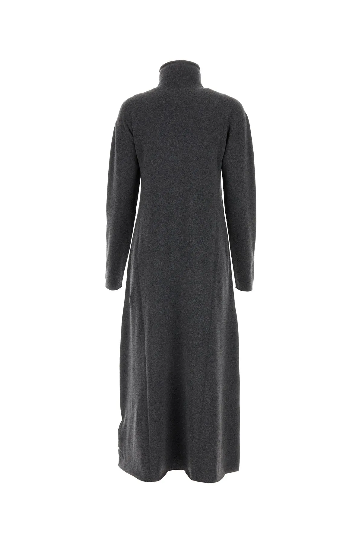Dark grey cashmere sweater dress