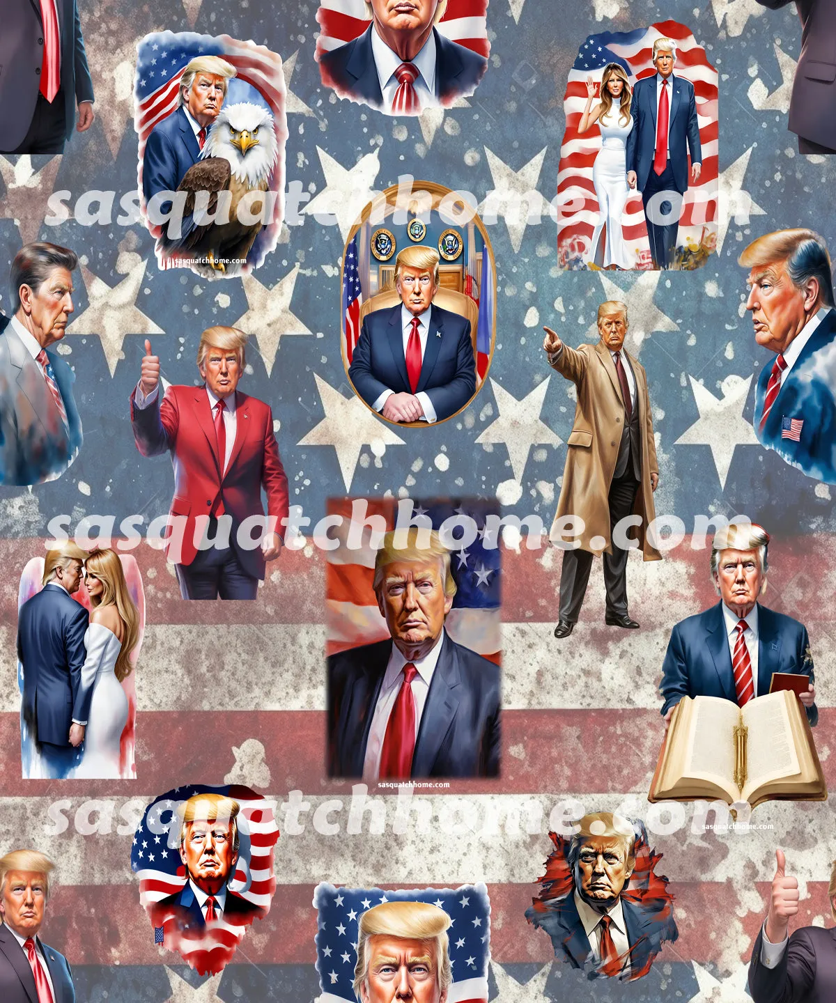 Donald Trump 20 Designs, Hooded Terry Cloth Pullover Towel for Kids, Children