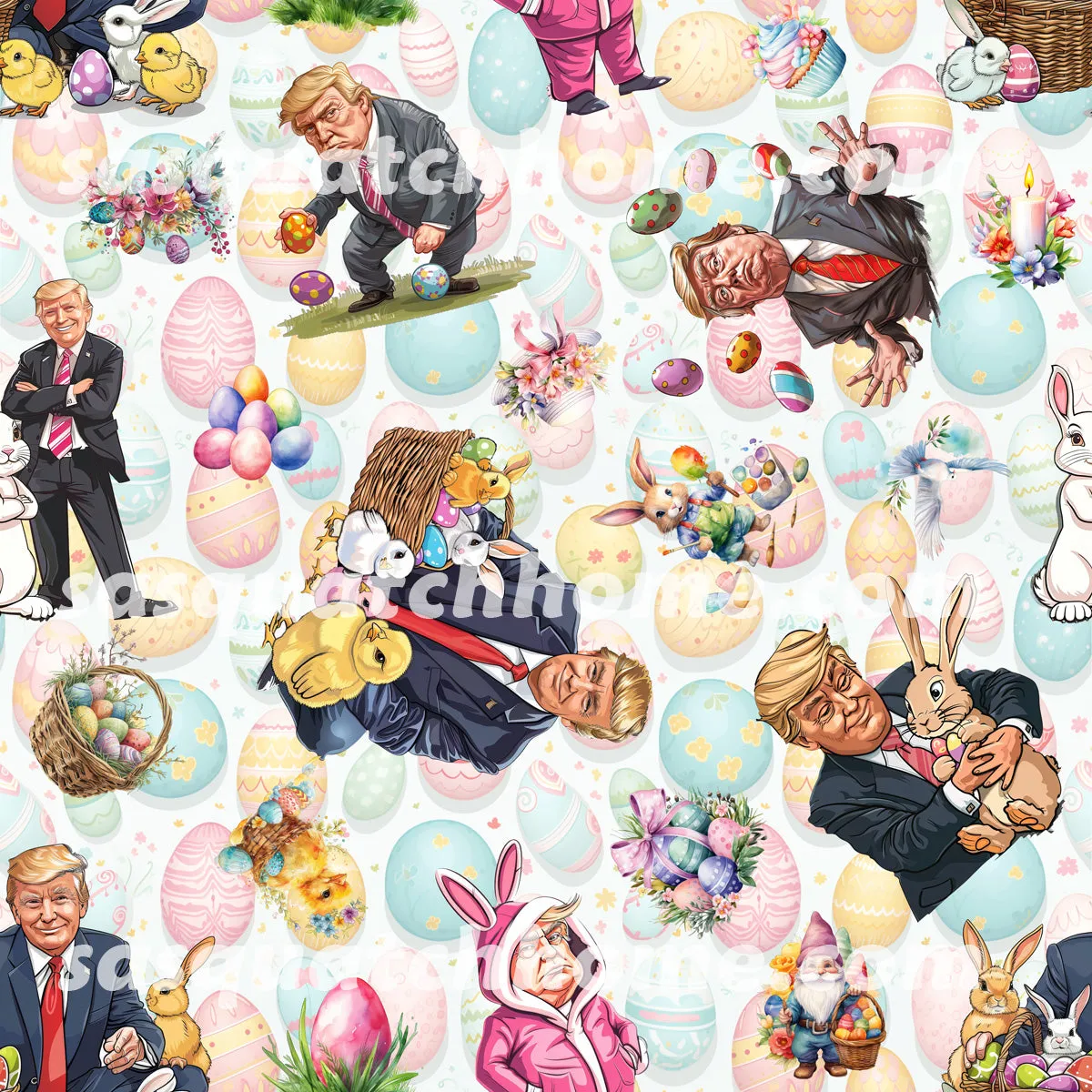 Donald Trump 20 Designs, Hooded Terry Cloth Pullover Towel for Kids, Children