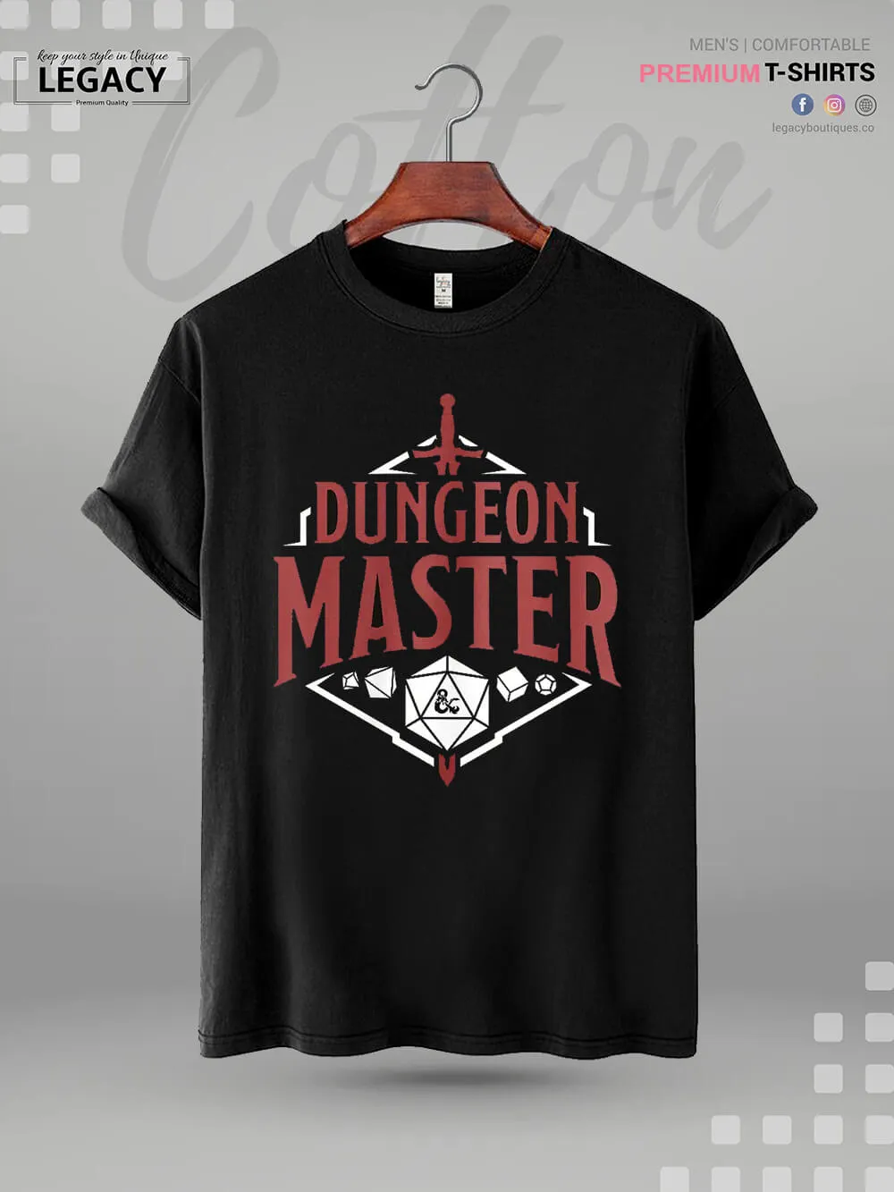 Dungeons & Dragons Dungeon Master Print High Quality In Cheapest Price Men's T-Shirt