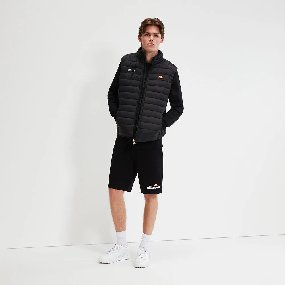 ELLESSE MEN'S BARDY BLACK PUFFER VEST