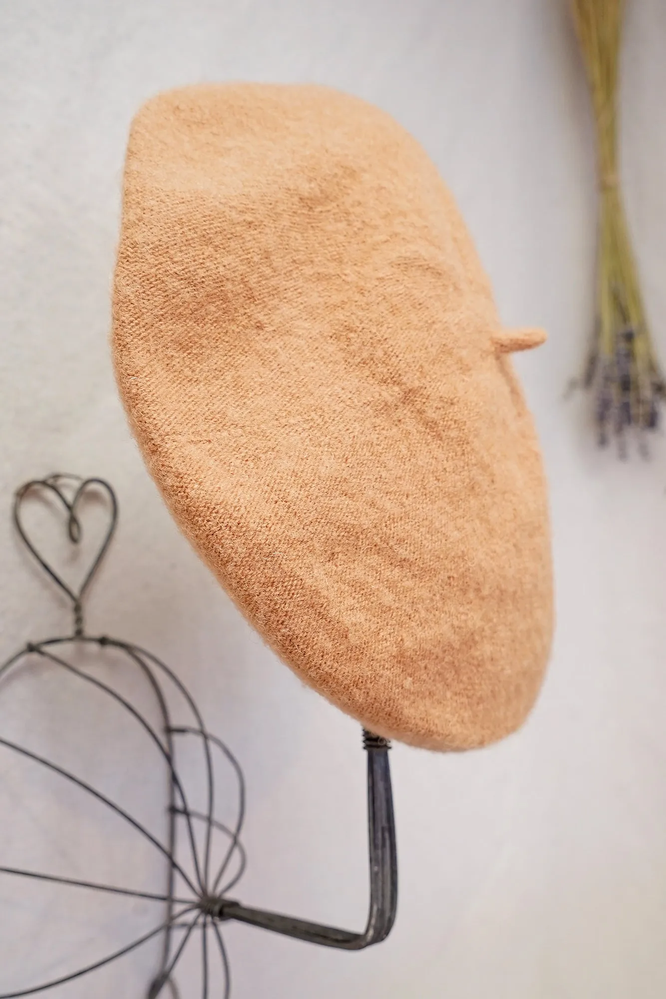 French Beret- Beige