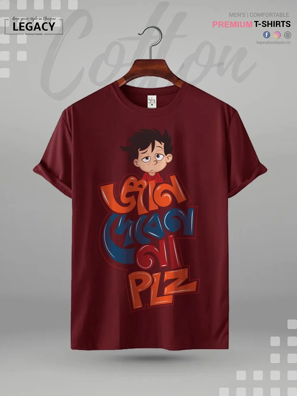 Geyan Deben Na Please Printed Men's High Quality Tee In Resonable Price