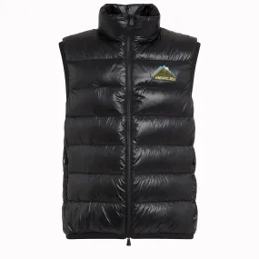 Gilet imbottito in tessuto nero
