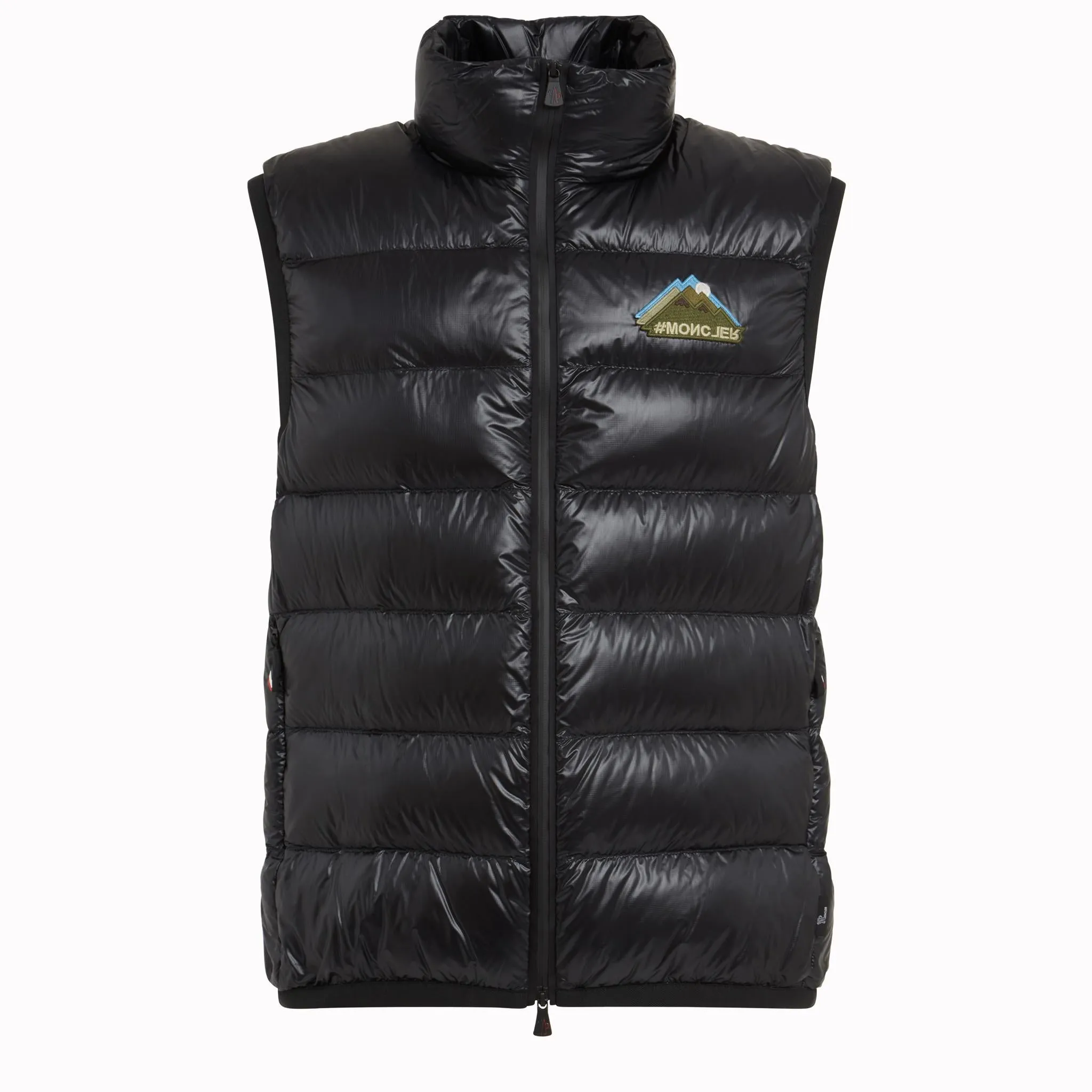 Gilet imbottito in tessuto nero