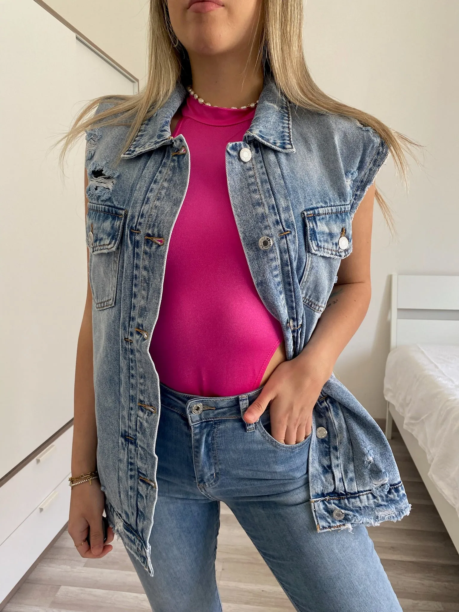 Gilet in jeans