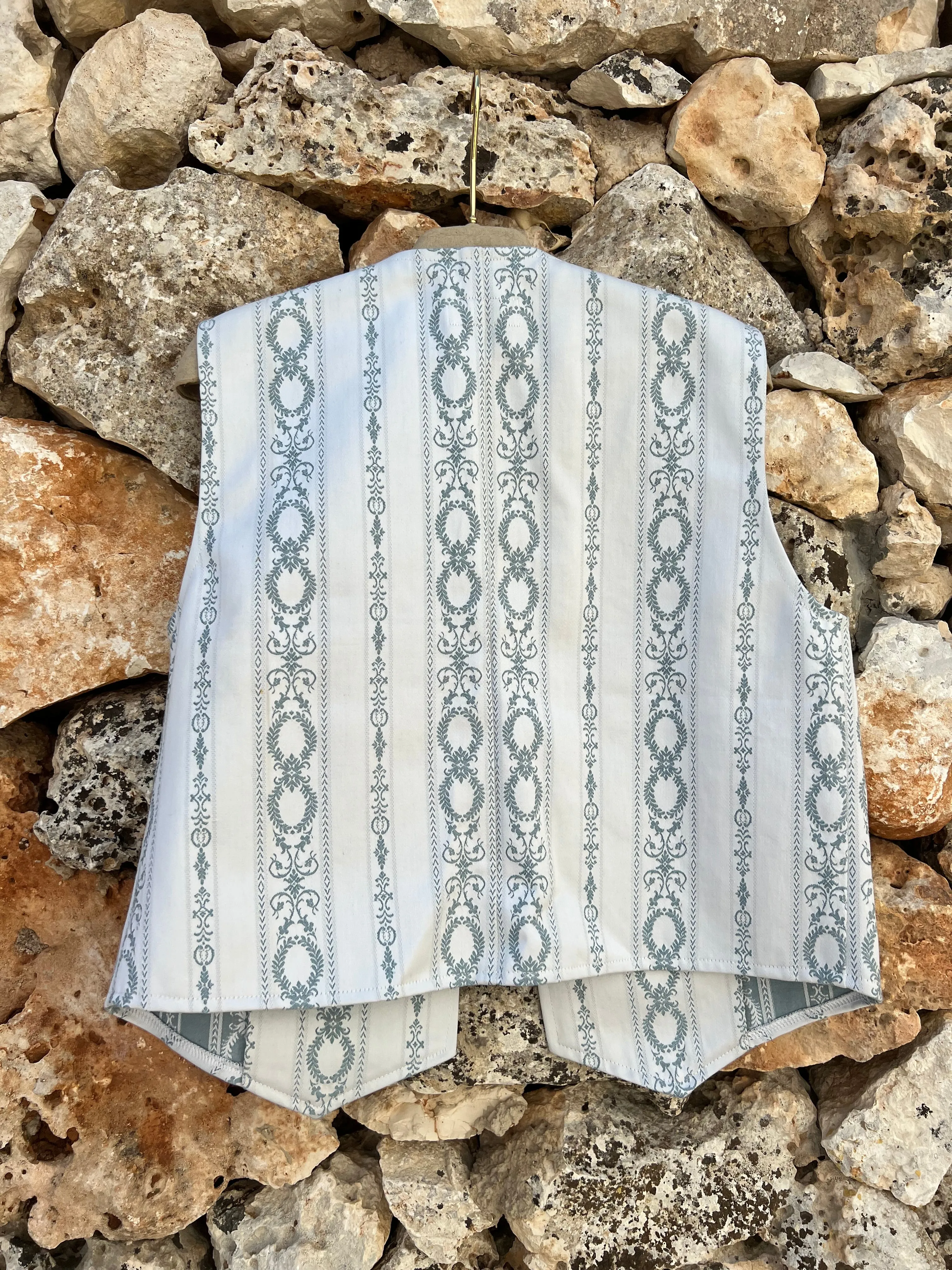 Gilet- WHITE & BLUE
