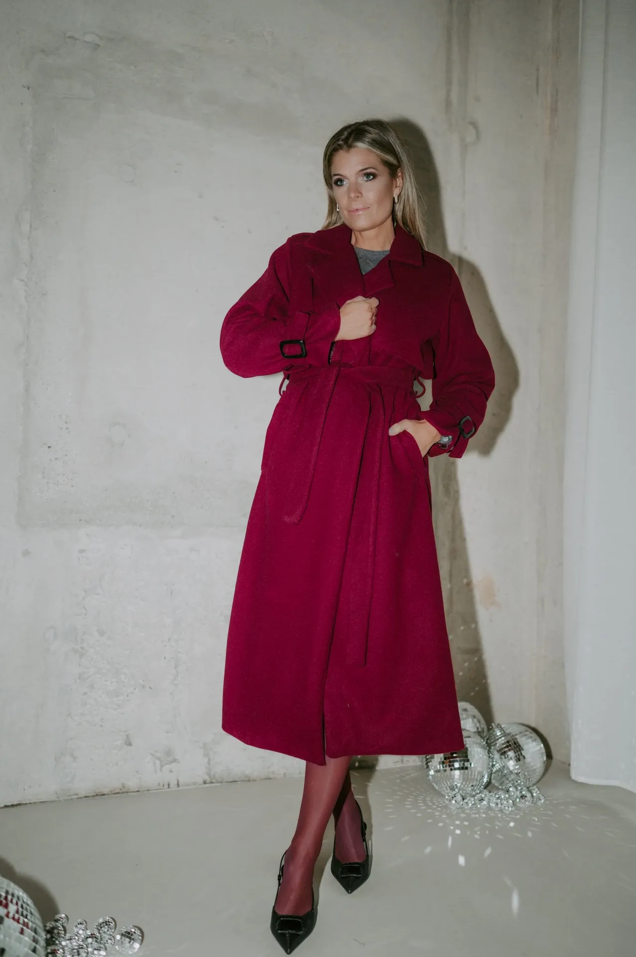 Giugno coat I Bordeaux