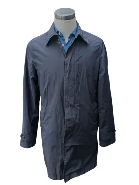 Hackett Trench Coat S/38 Faded Navy Cotton/Nylon
