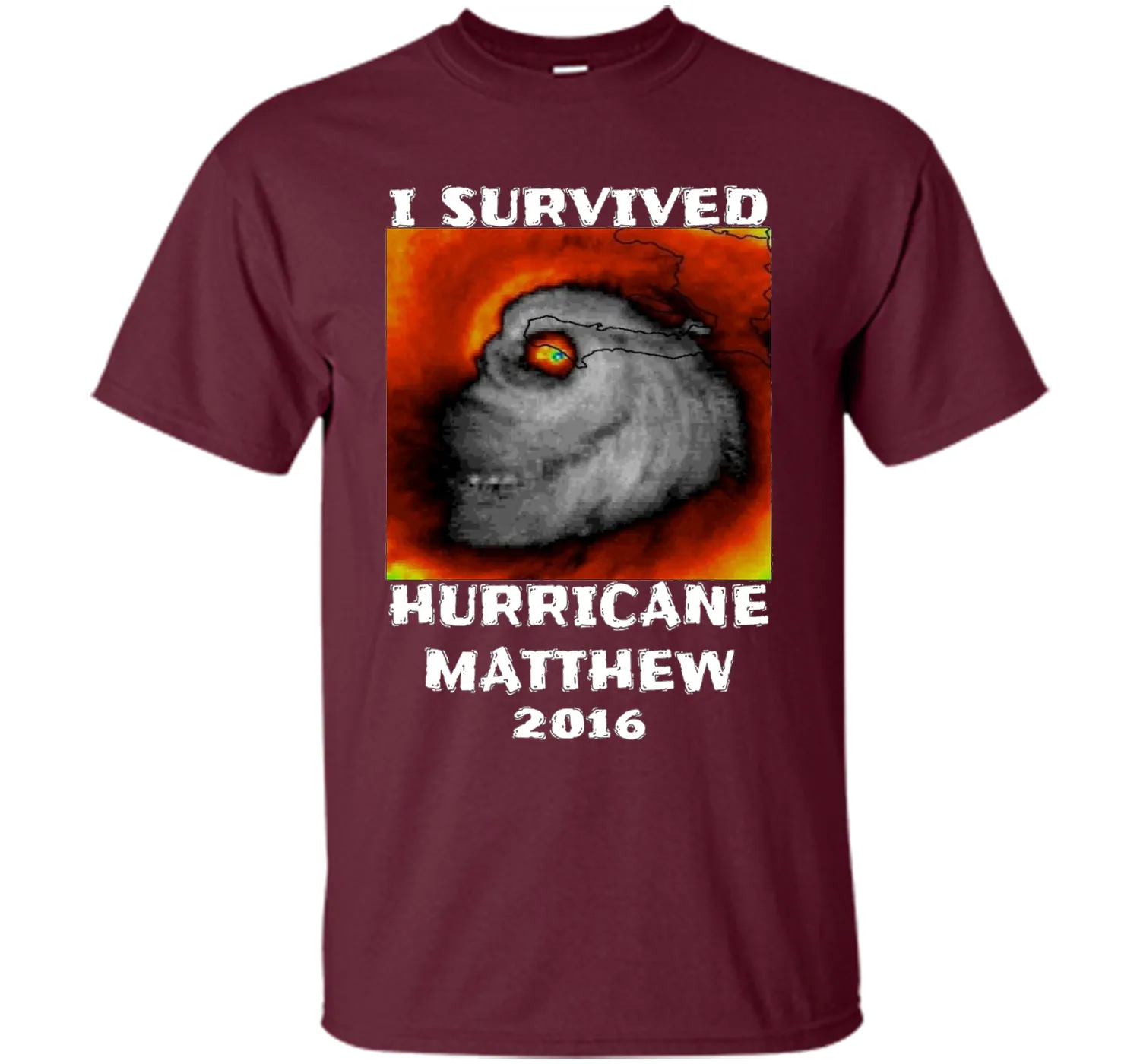 Hurricane Matthew T Shirt I Survived Hurricane Matthew 2016