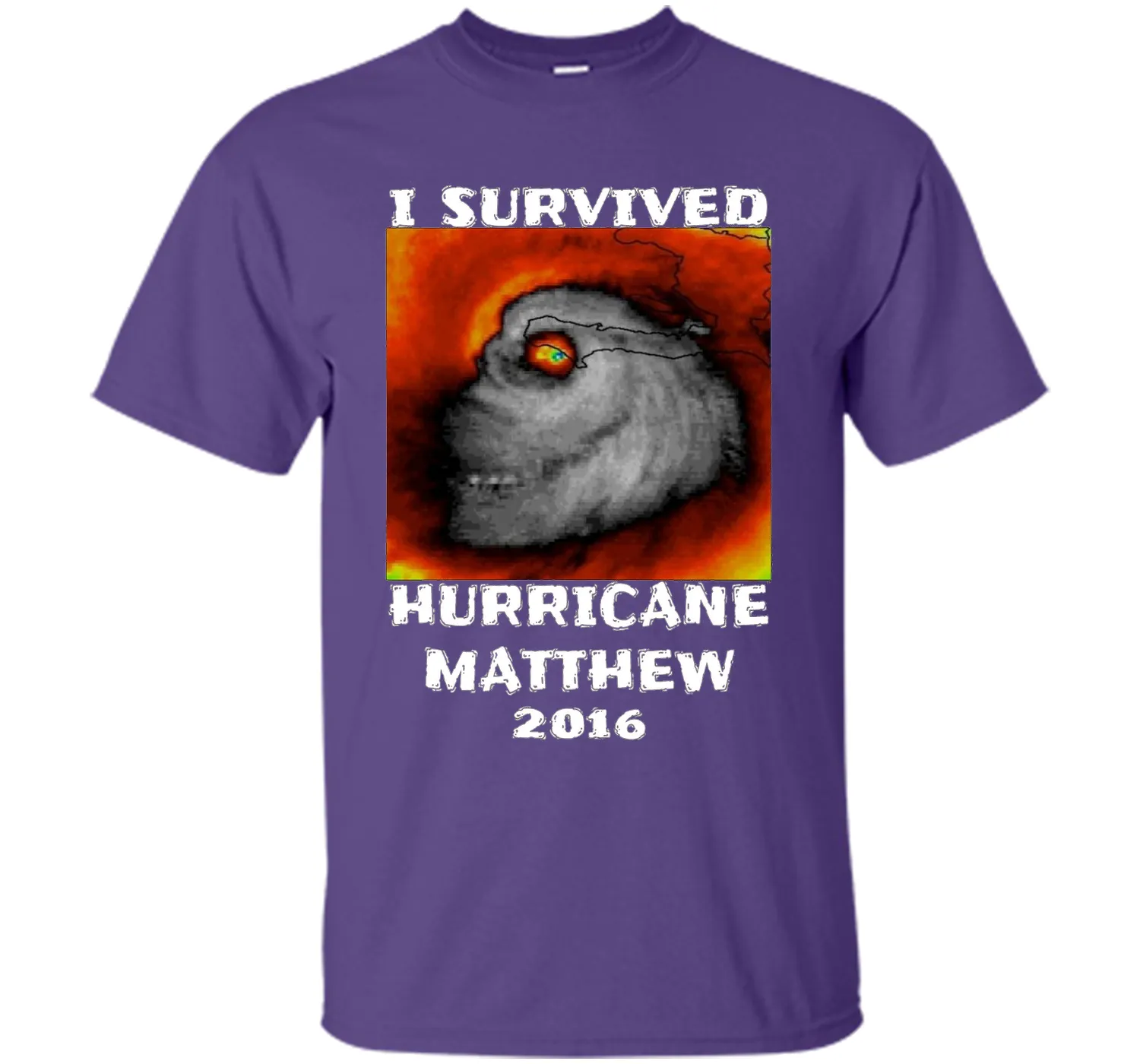 Hurricane Matthew T Shirt I Survived Hurricane Matthew 2016