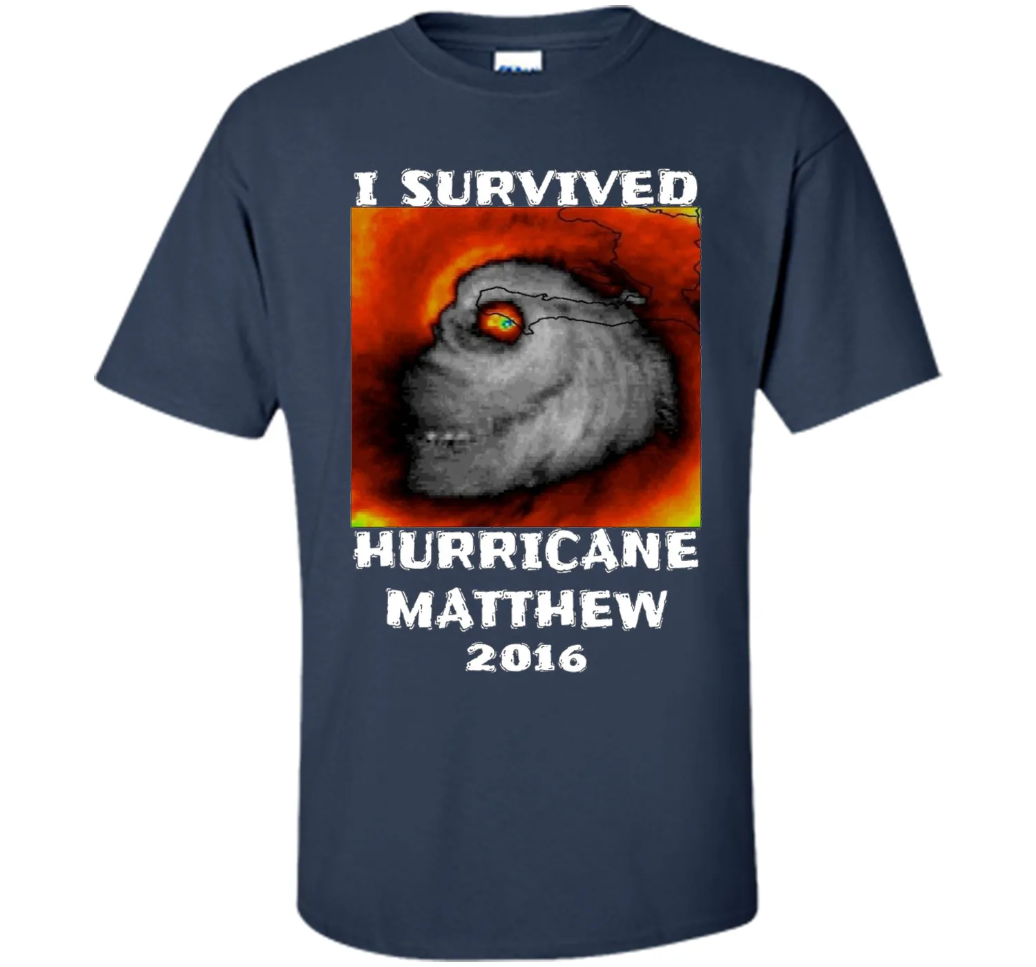 Hurricane Matthew T Shirt I Survived Hurricane Matthew 2016