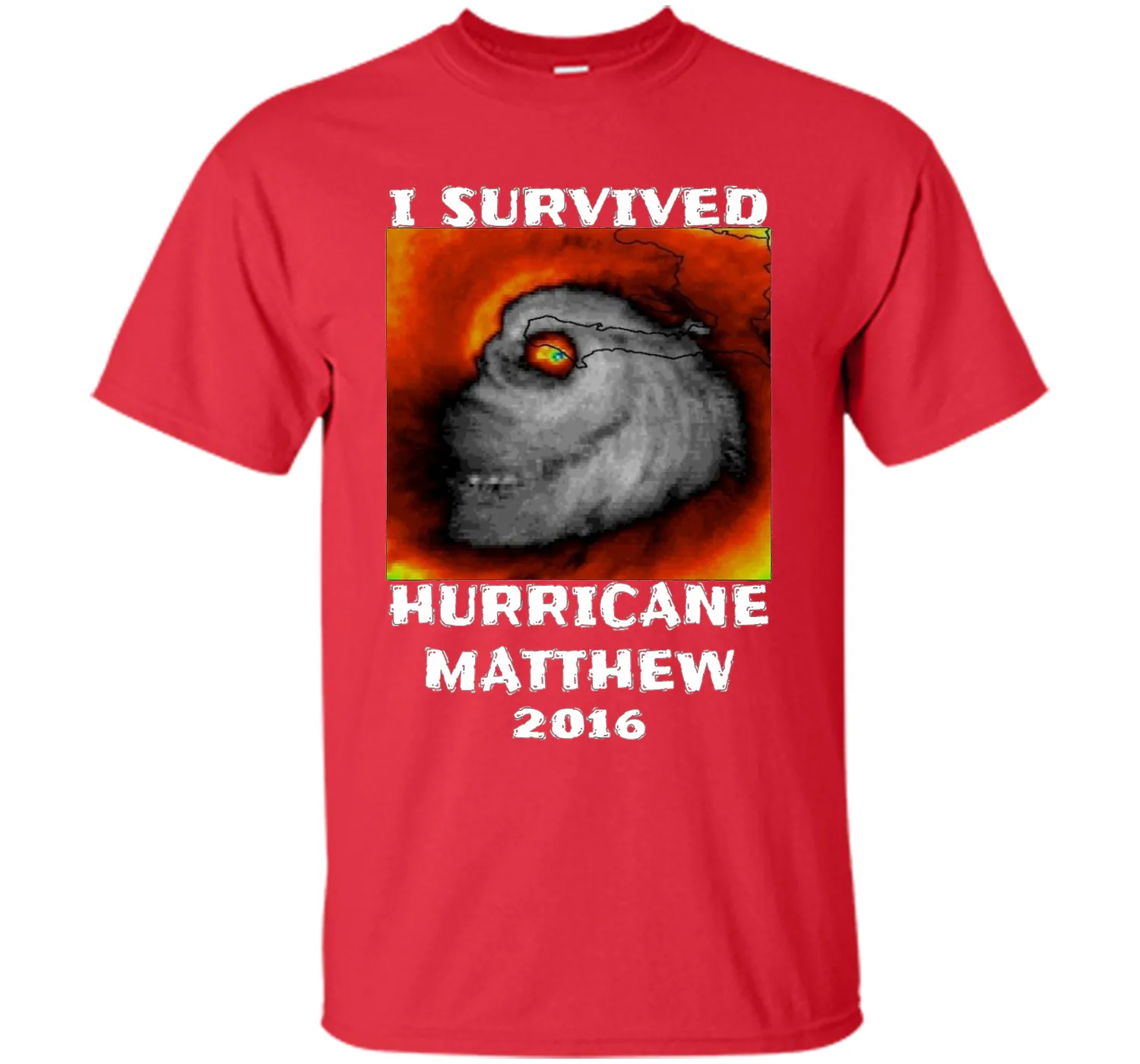 Hurricane Matthew T Shirt I Survived Hurricane Matthew 2016