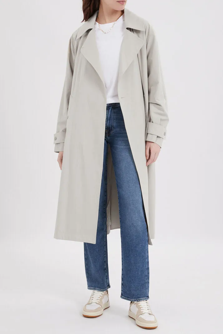 IQ Studio Bina trench coat - sage