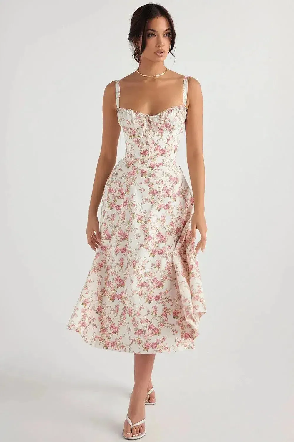 Isabeau – Pleated suspender – Dress