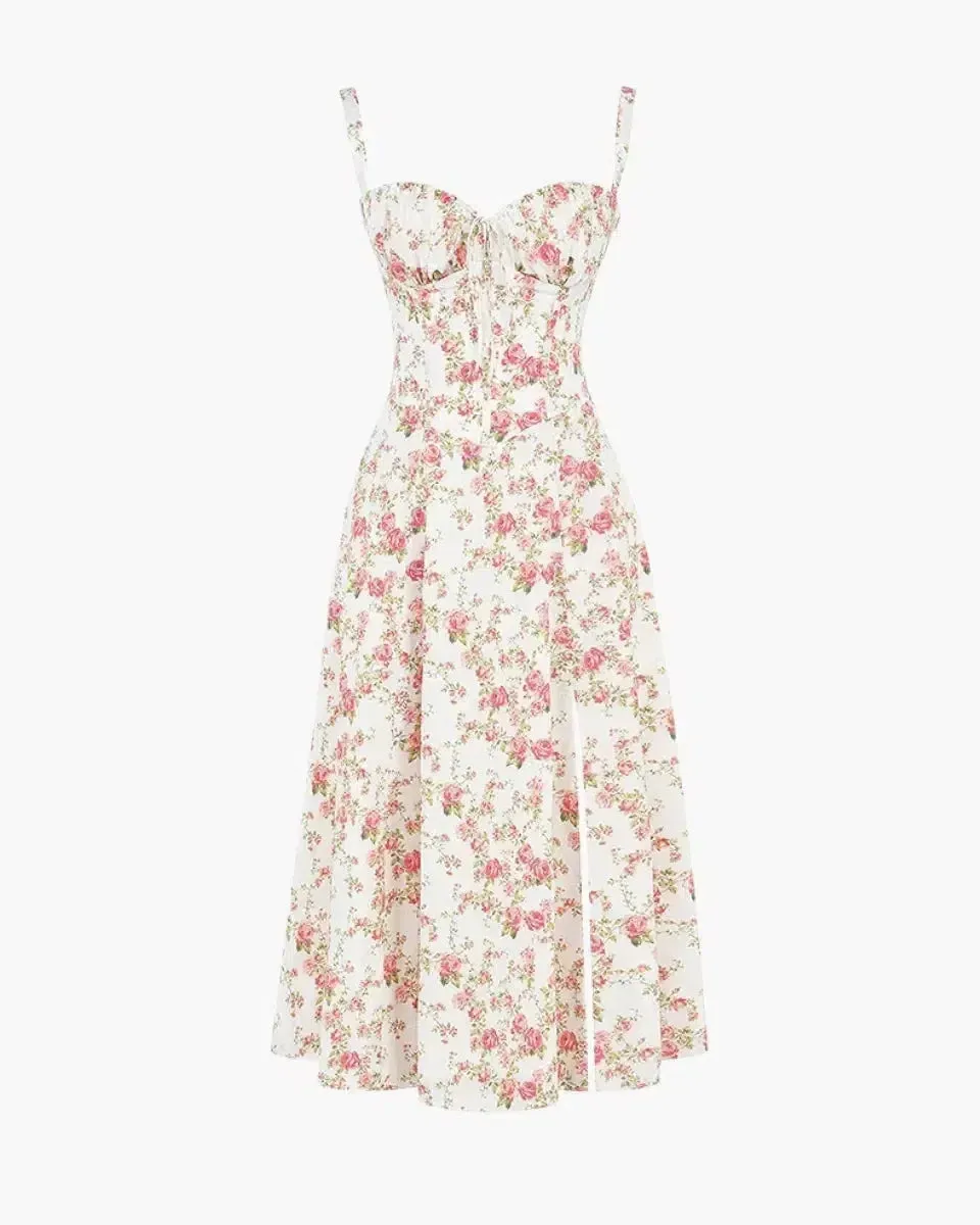 Isabeau – Pleated suspender – Dress
