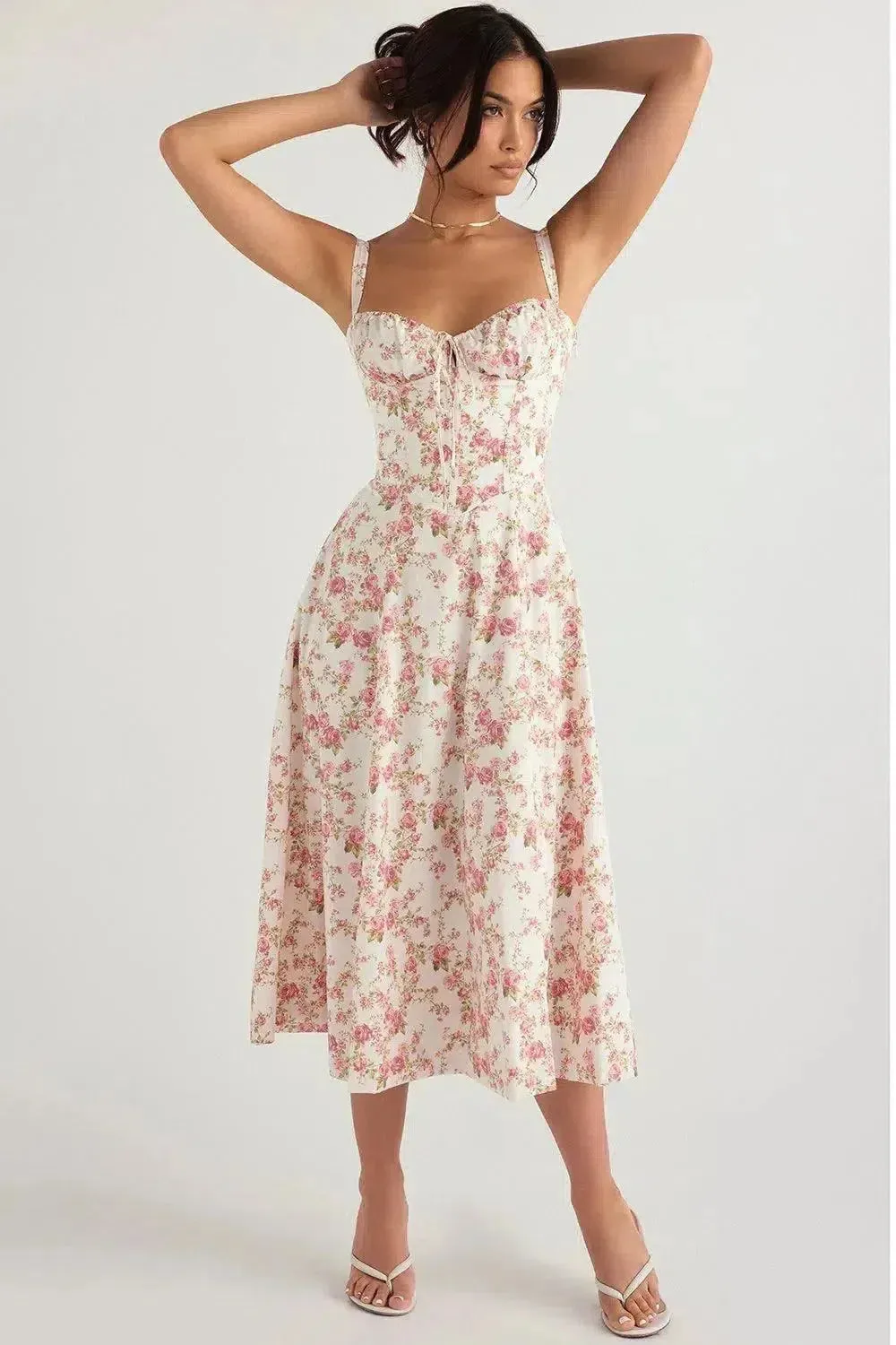 Isabeau – Pleated suspender – Dress