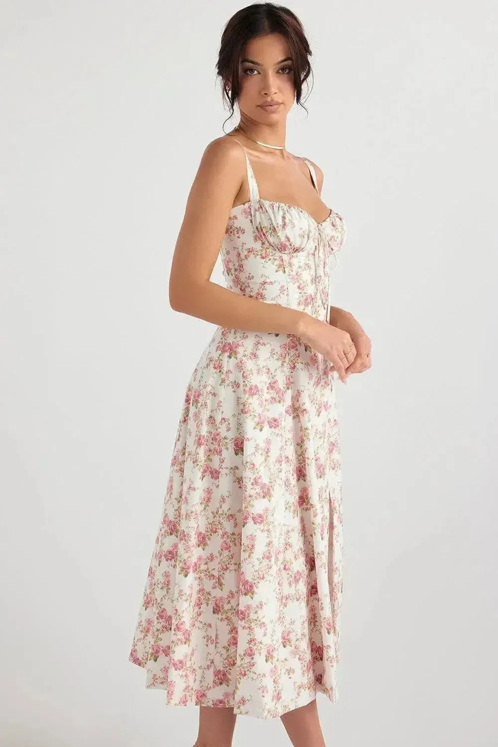 Isabeau – Pleated suspender – Dress