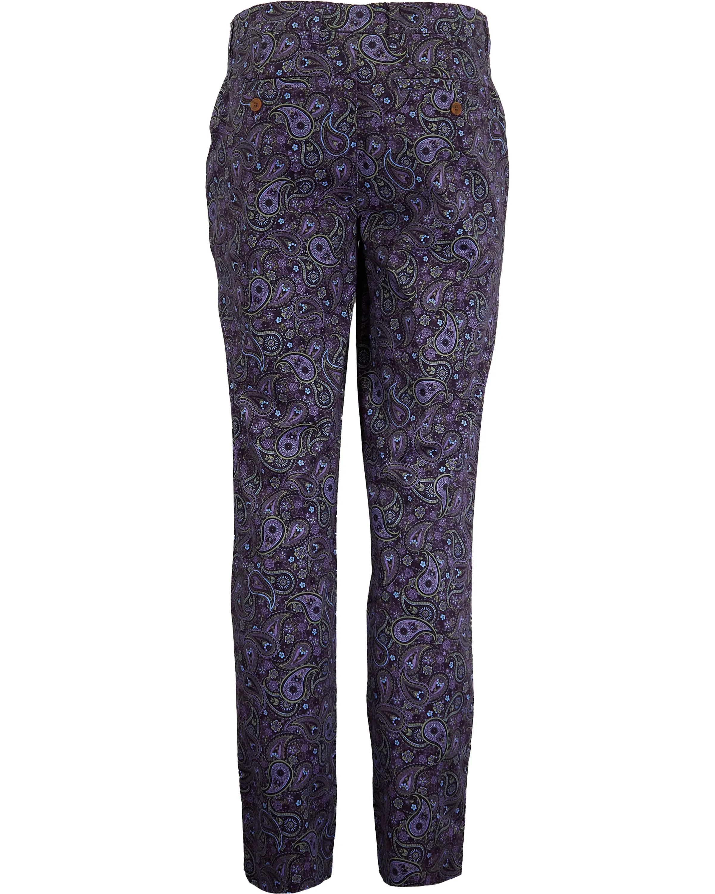 JACK TRIBUNE PAISLEY PANT - PLUM