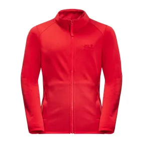 Jack Wolfskin Kids Horizon Zip Fleece (Red)
