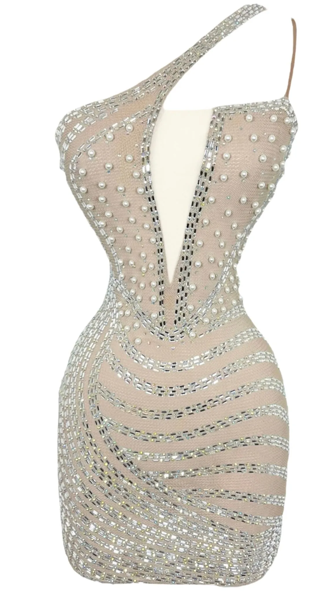 Janesa Dress - Nude