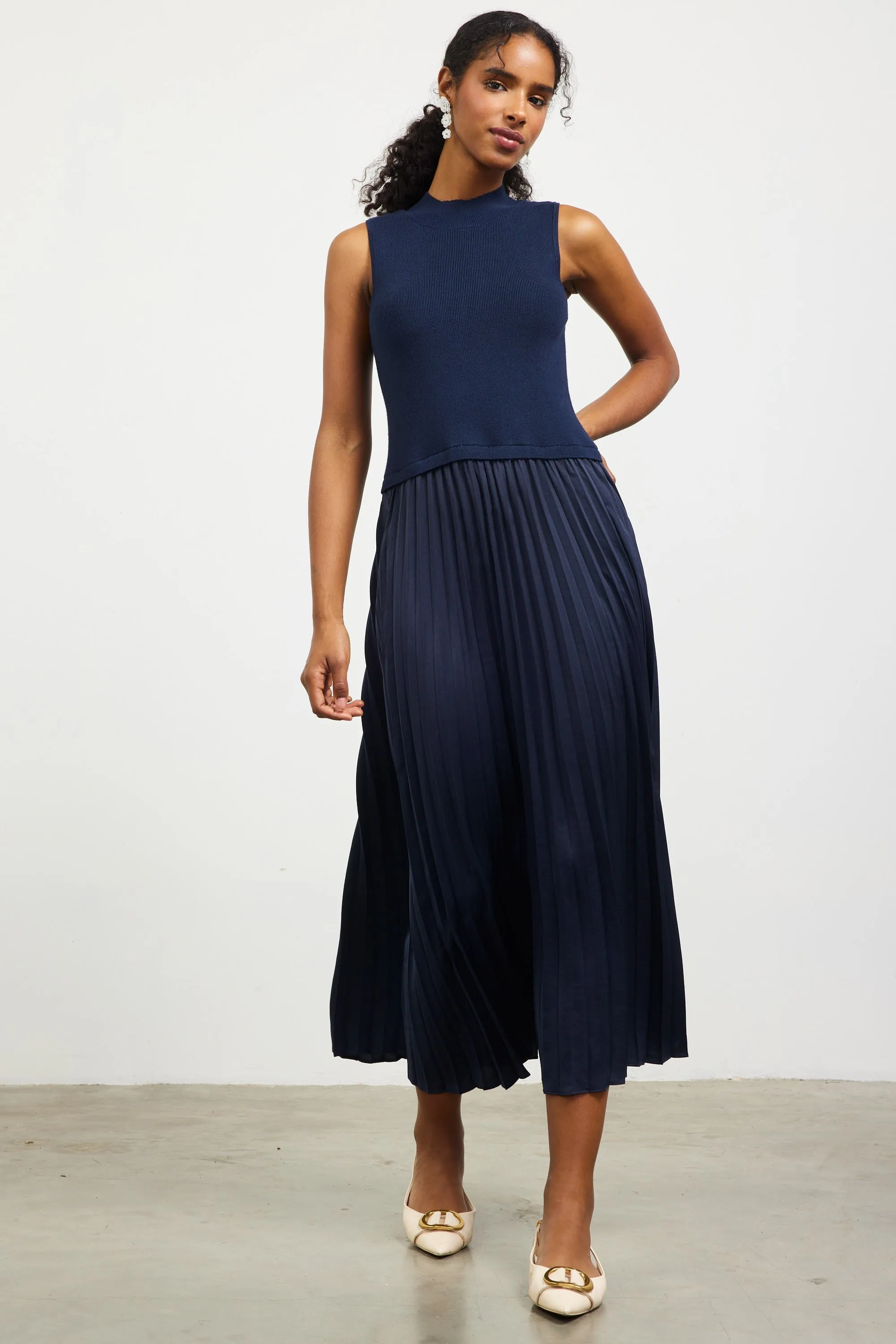 Jules Pleated Dress